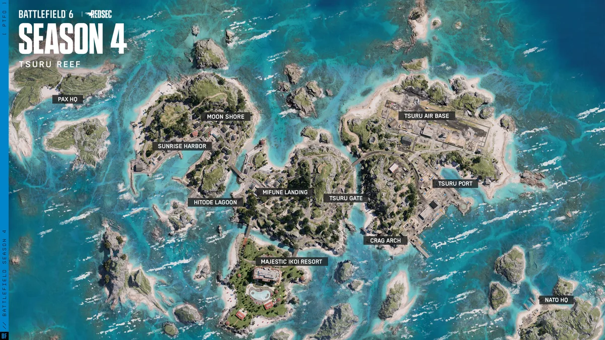 Tsuru Reef haritası ön izlemesi