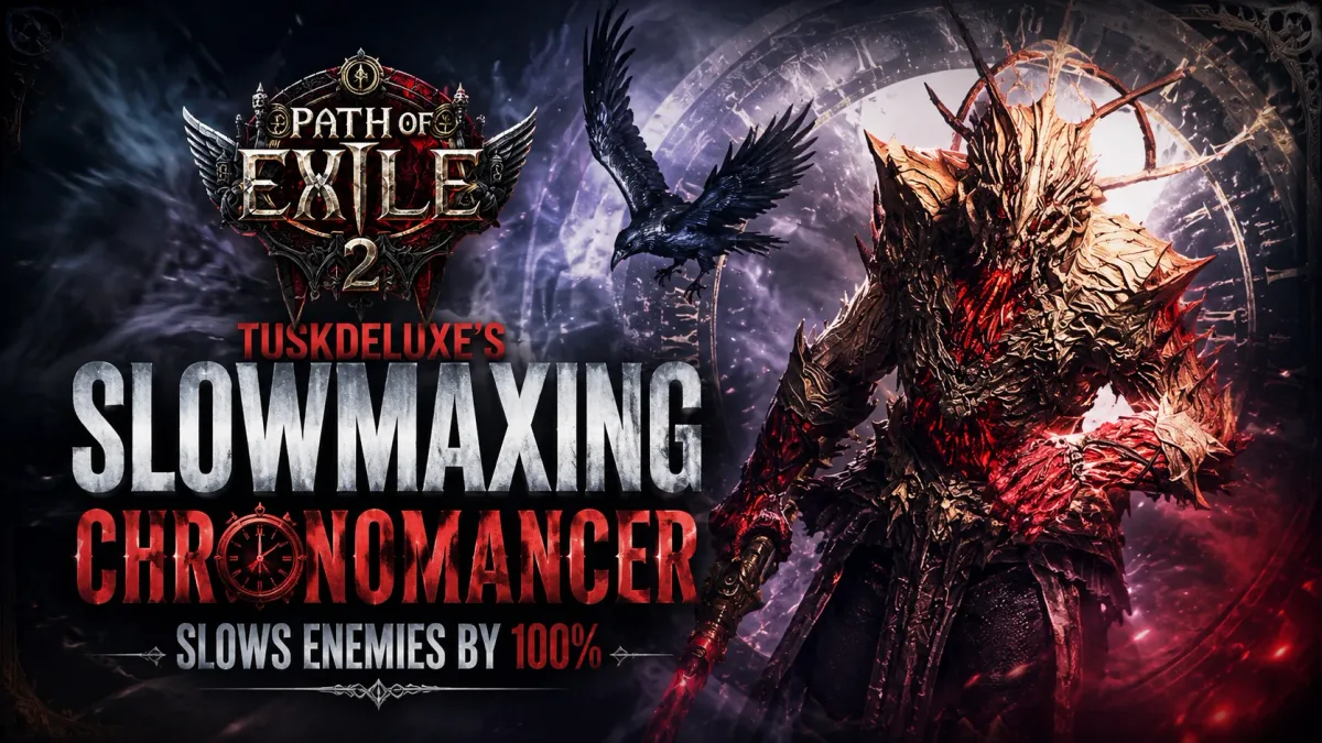 Path of Exile 2 Build Showcase: TuskDeluxe'ün Düşmanları %100 Yavaşlatan "Slowmaxing" Chronomancer Buildi