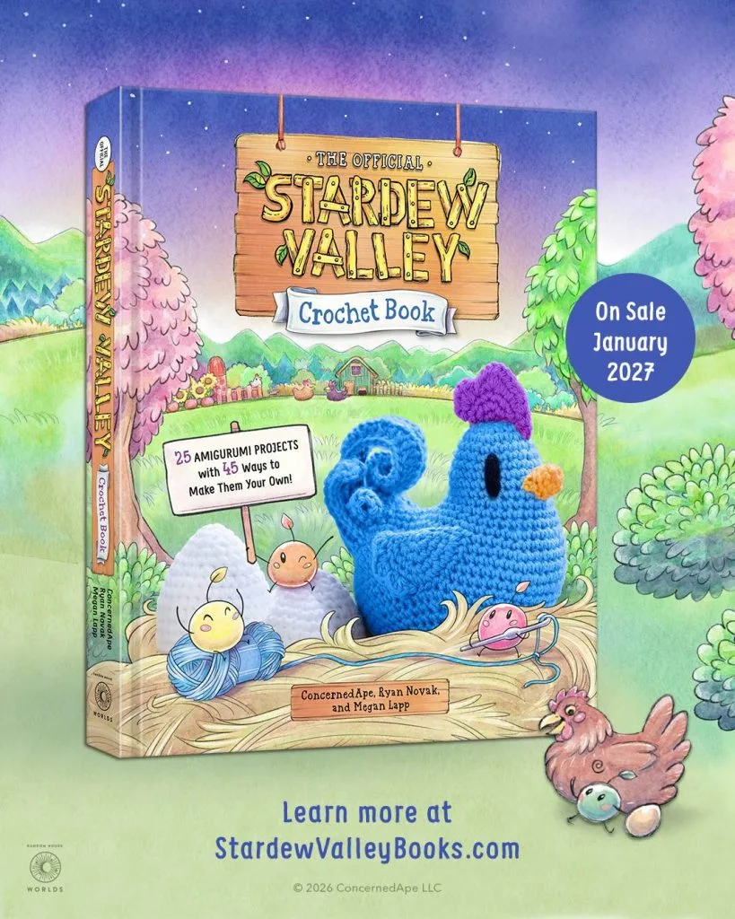 Resmî Stardew Valley Tığ İşi Kitabı duyuru görseli