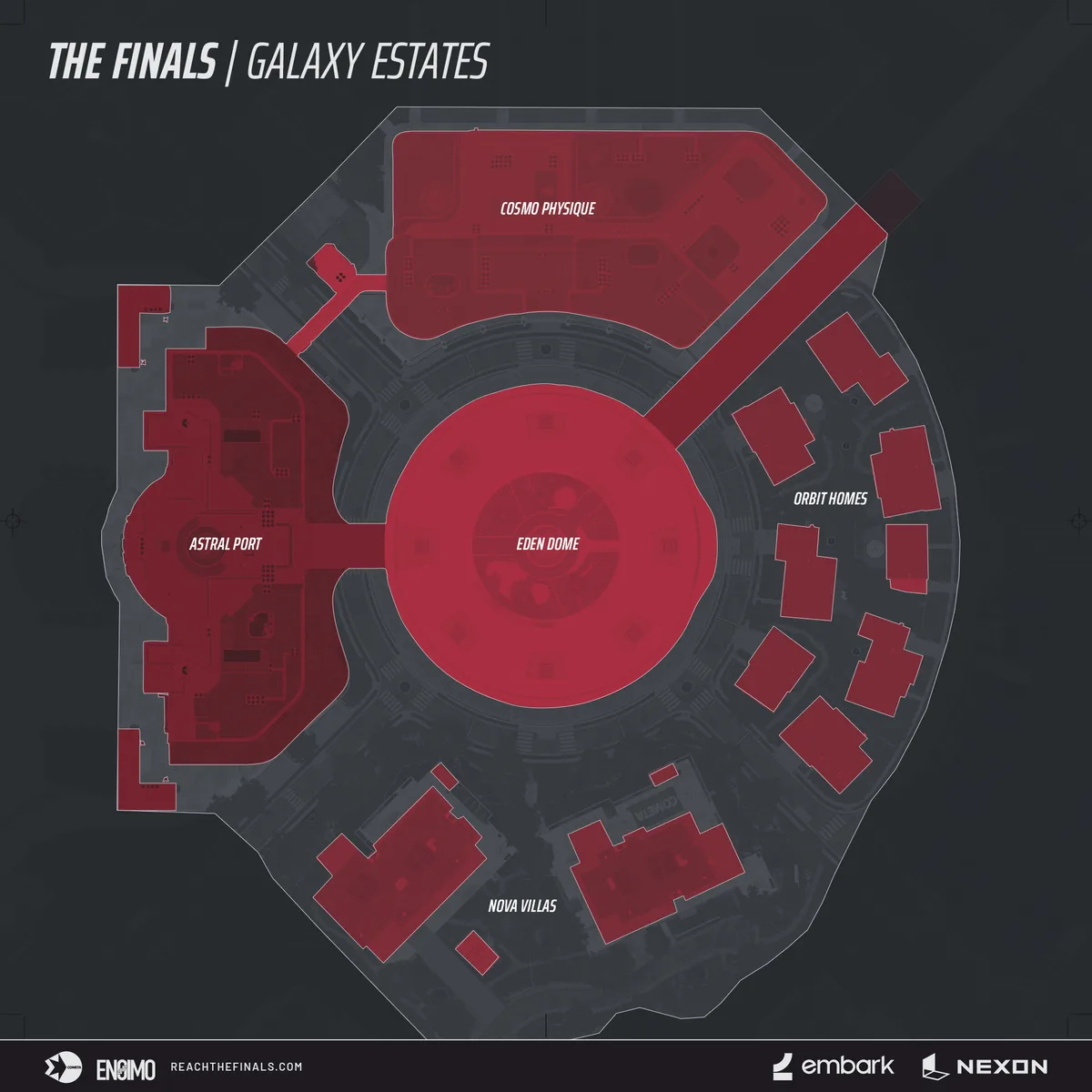 Galaxy Estates harita genel görünümü