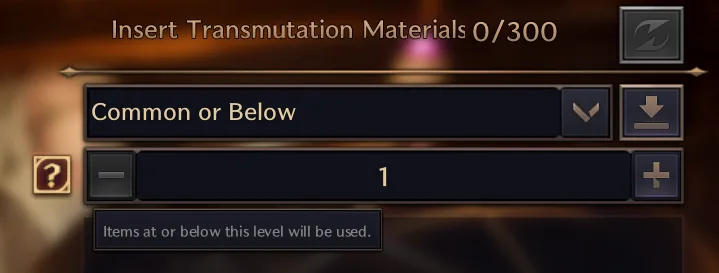 Material Transmutation filtreleri